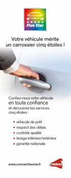 Un Service carrosserie  5 Etoiles !